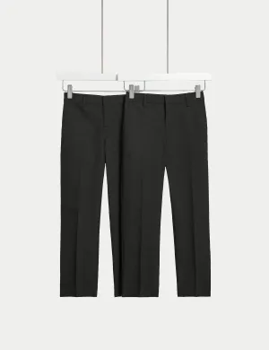 2 pairs of regular fit school trousers for boys (2-18 years) Marks & Spencer