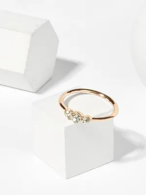 Slim Rhinestone Ring